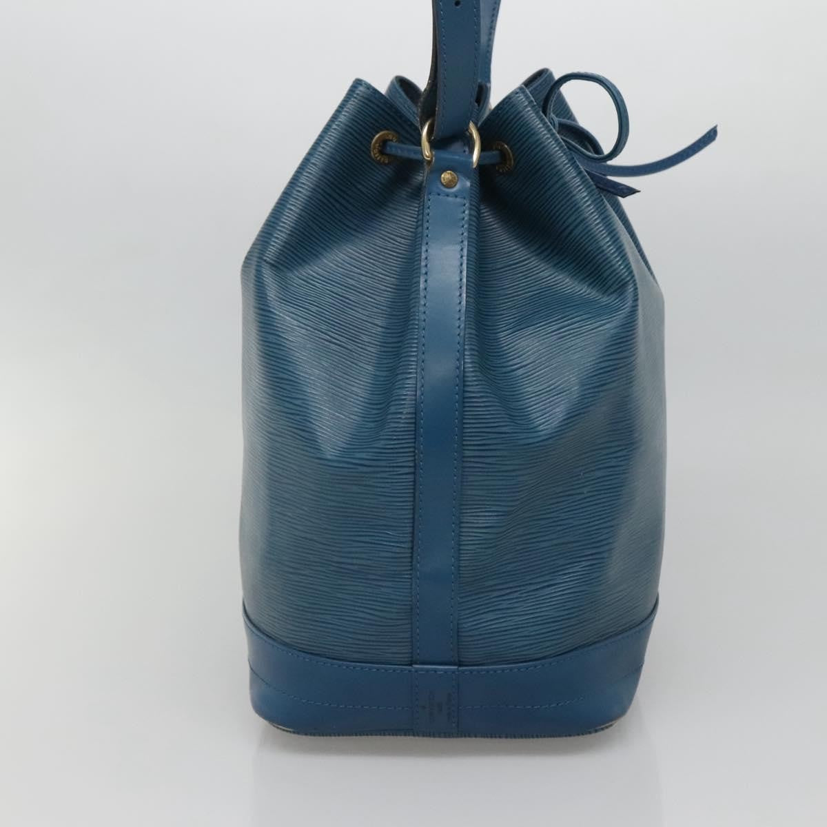 Louis Vuitton Noe Handbag Epi Leather Blue Leather Bag