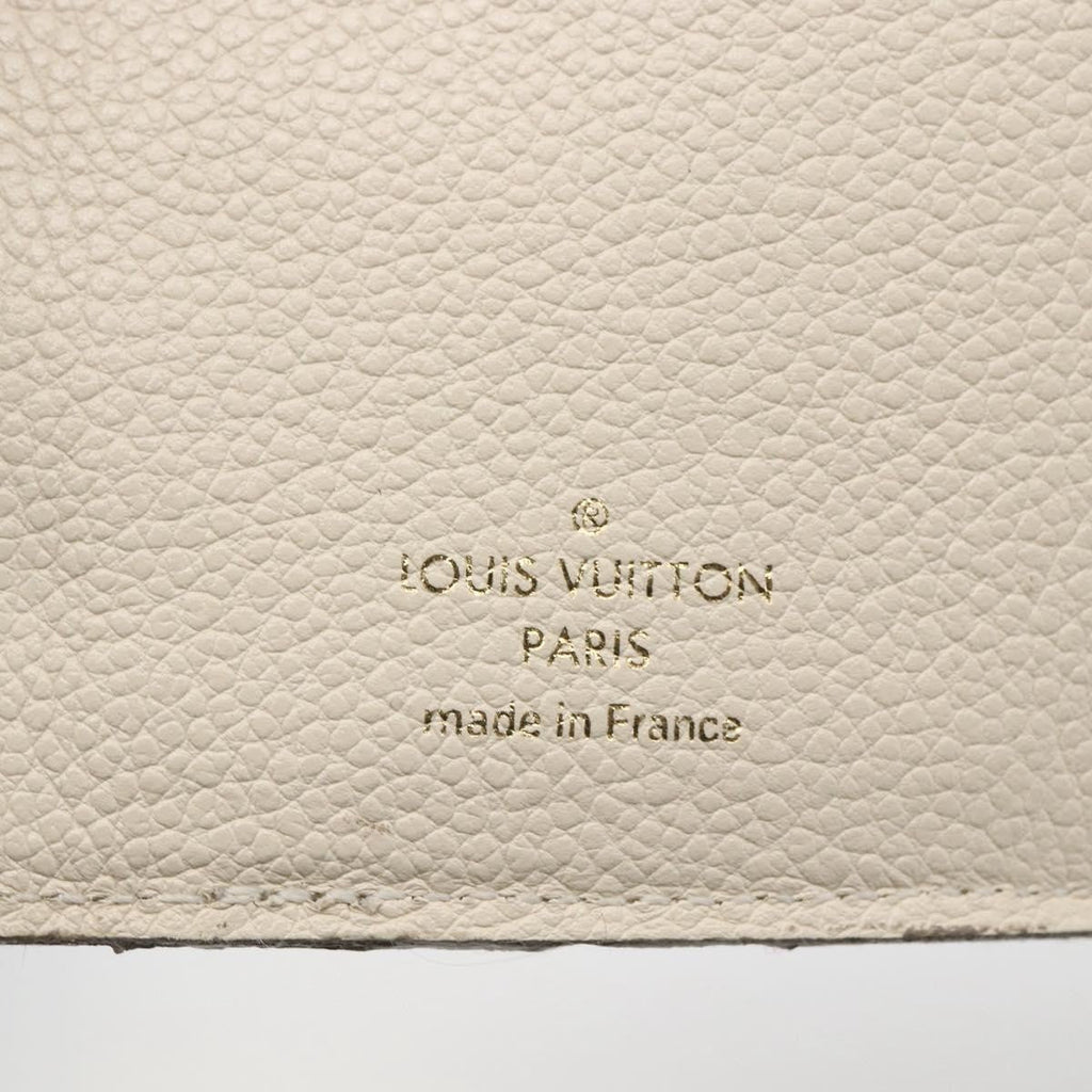 Louis Vuitton Zoe Wallet Monogram Empreinte Leather Beige Leather Wallets Accessory