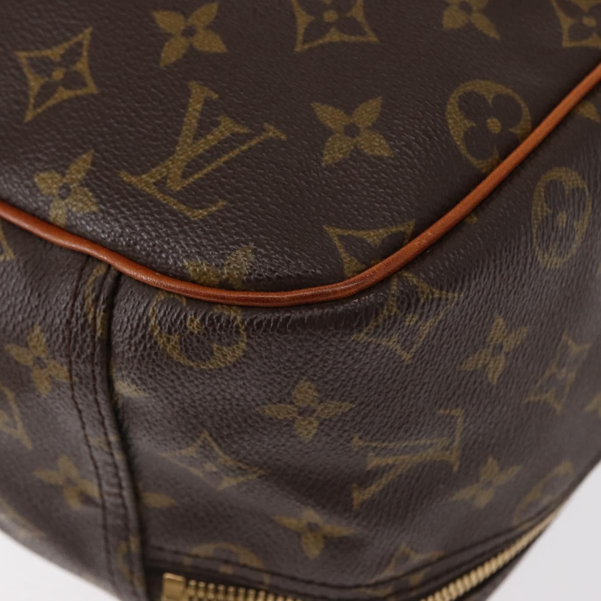Louis Vuitton Excursion Handbag Monogram Canvas Brown Canvas Handbag