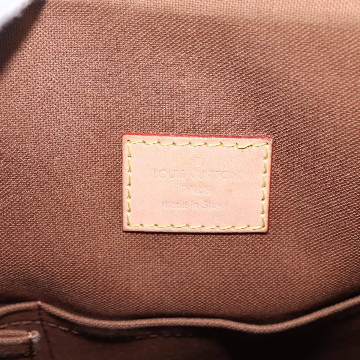 Louis Vuitton Odeon Handbag Monogram Canvas Brown Canvas Shoulder Bag