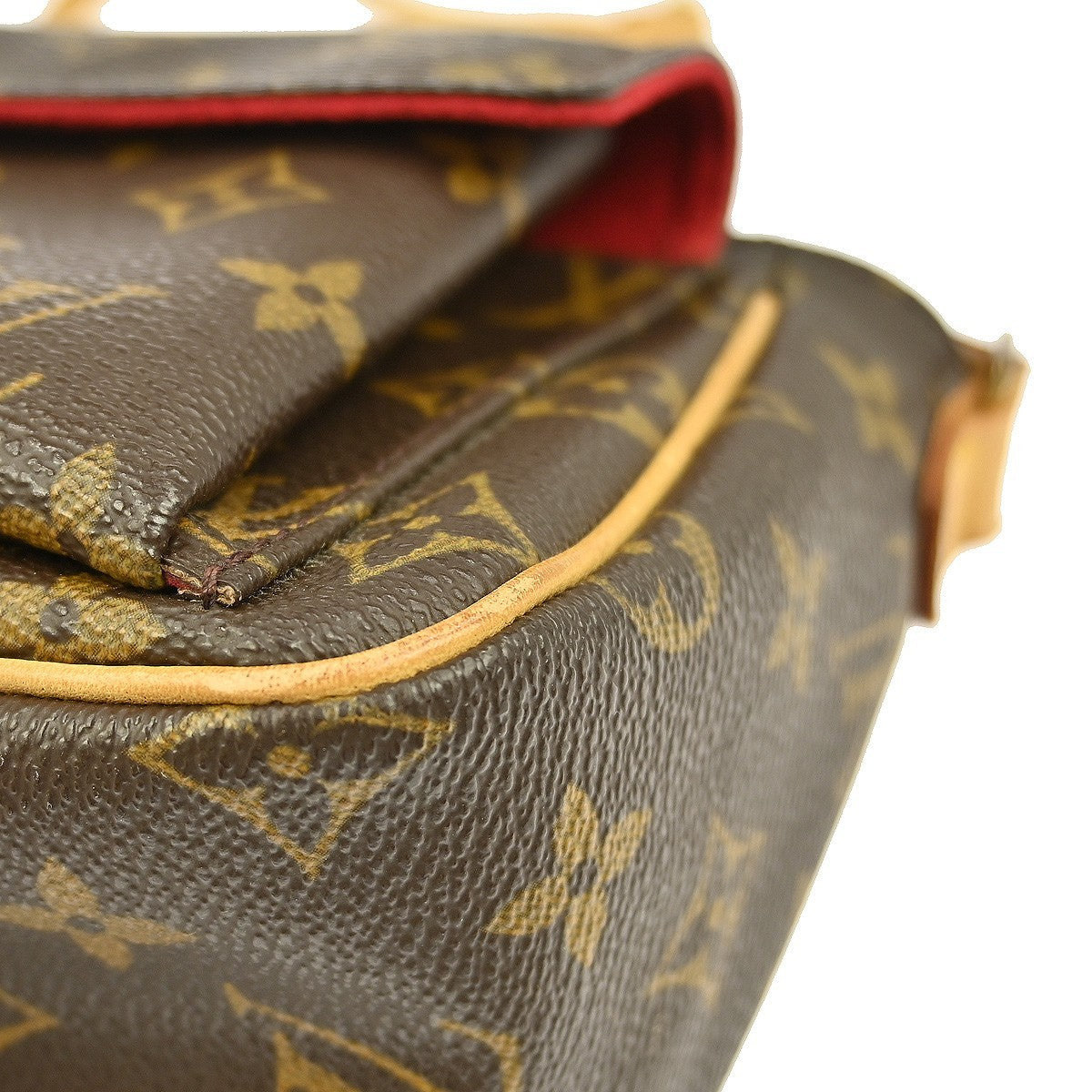 Louis Vuitton Viva Cite Handbag Monogram Canvas Brown Canvas Shoulder Bag