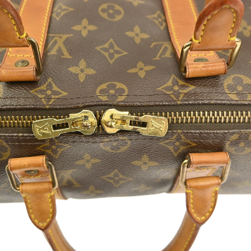 Louis Vuitton Keepall Bag Monogram Canvas Brown Canvas Travel Bag