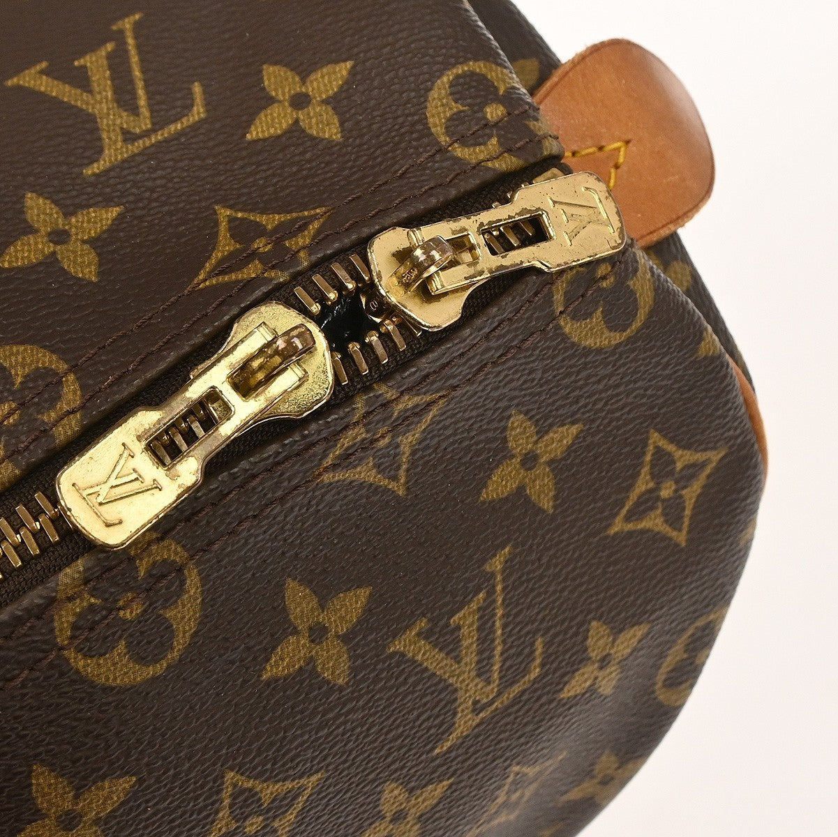 Louis Vuitton Keepall Bag Monogram Canvas Brown Canvas Travel Bag