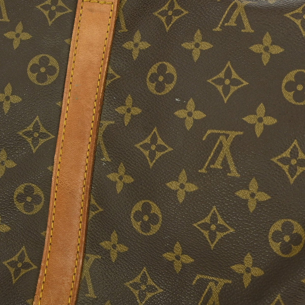 Louis Vuitton Keepall Bag Monogram Canvas Brown Canvas Travel Bag