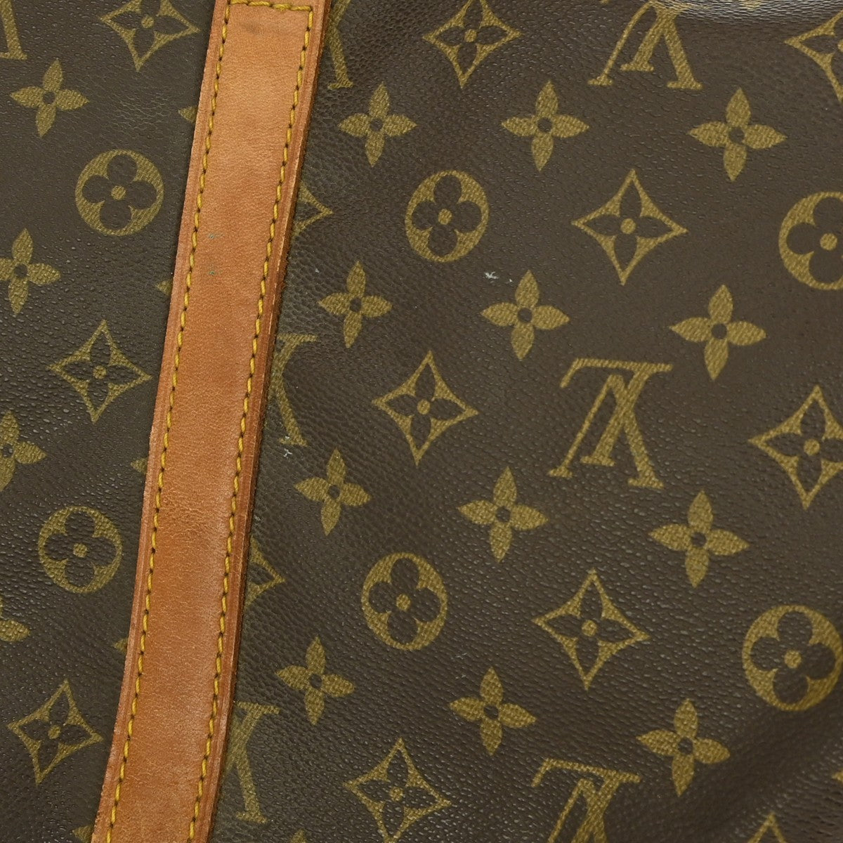 Louis Vuitton Keepall Bag Monogram Canvas Brown Canvas Travel Bag