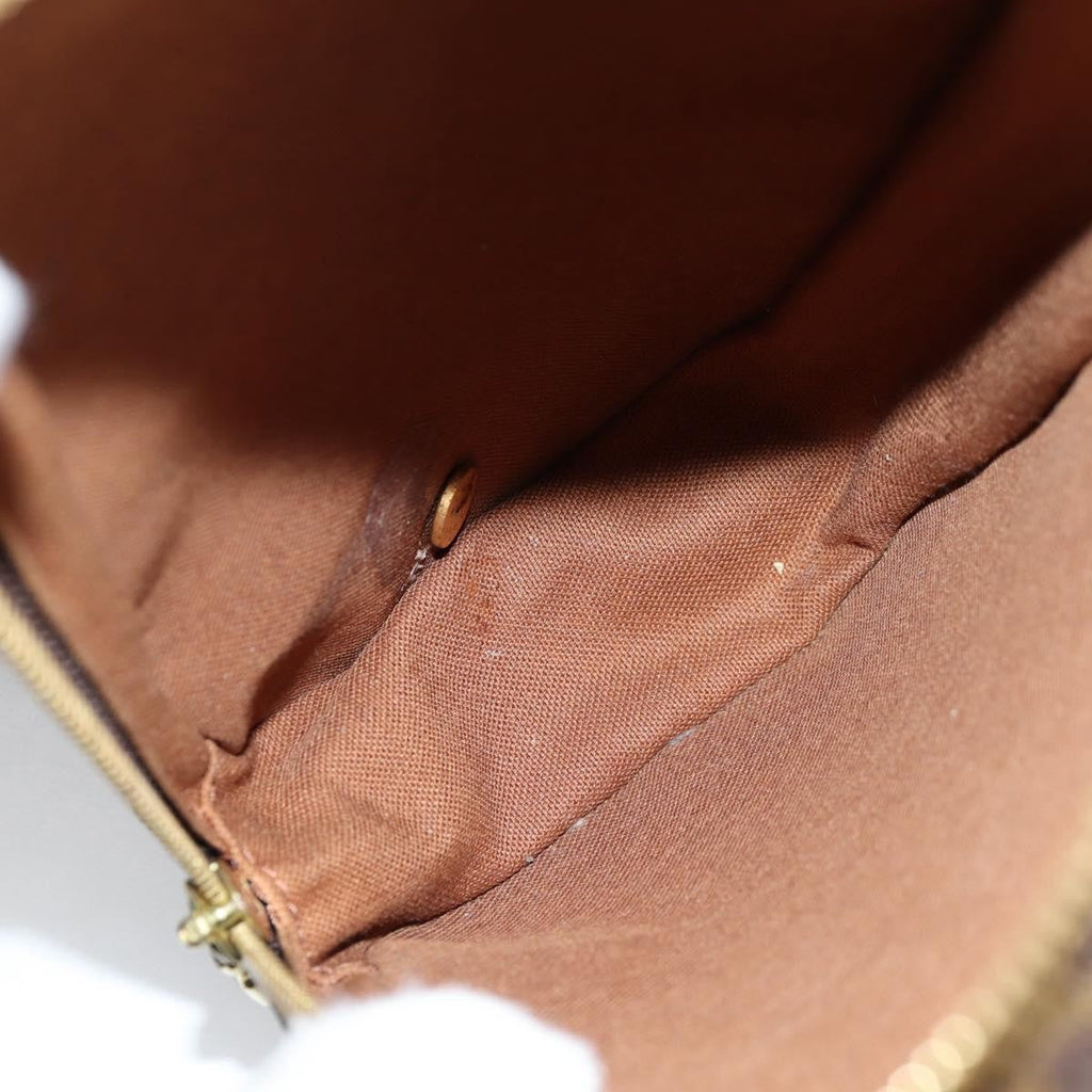 Louis Vuitton Pochette Gange Monogram Canvas Brown Canvas Bag