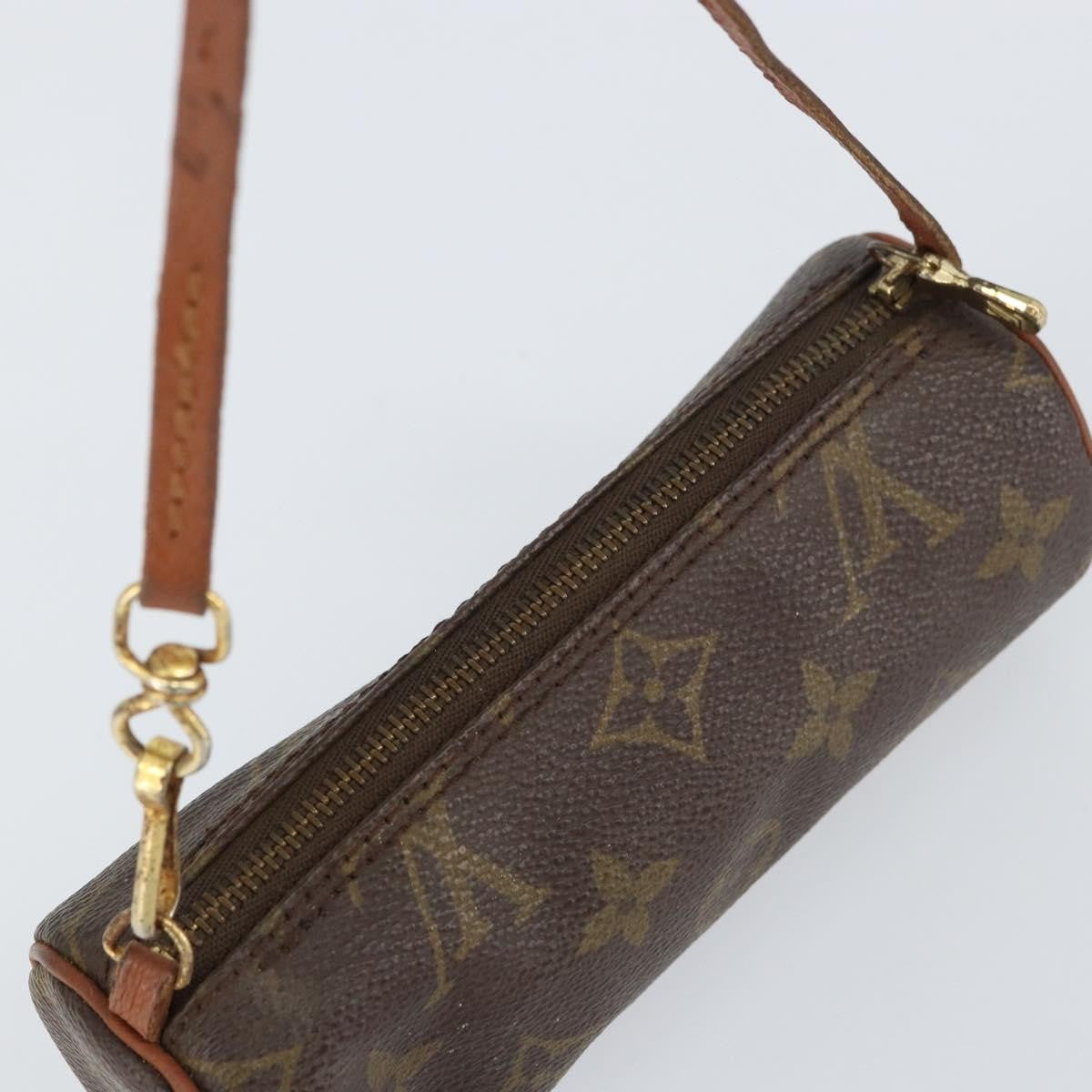 Louis Vuitton Papillon Pochette Monogram Canvas Brown Canvas Clutche & Pouche Bag