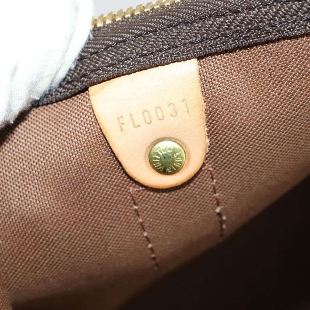 Louis Vuitton Keepall Bag Monogram Canvas Brown Canvas Travel Bag