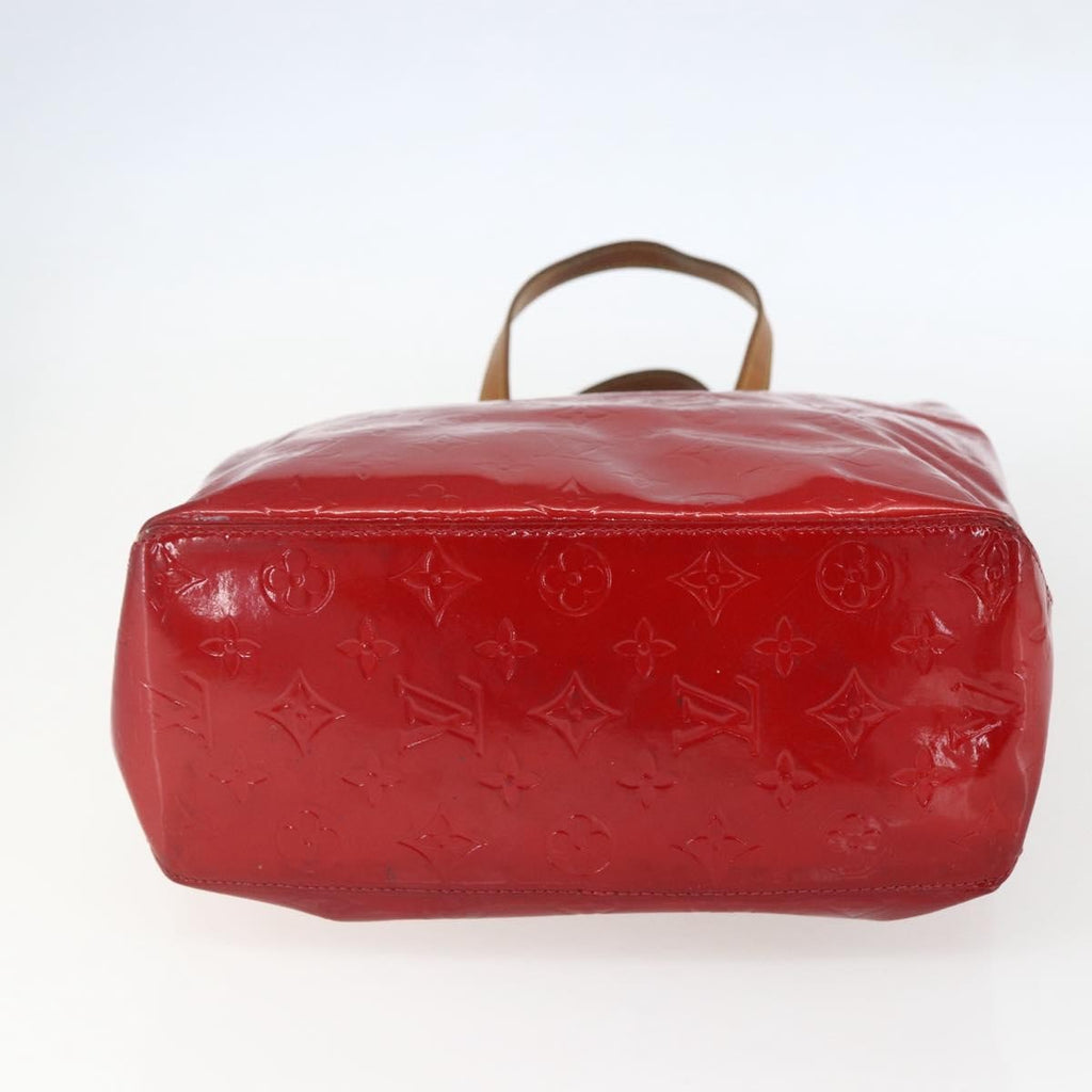 Louis Vuitton Reade Handbag Monogram Vernis Red Patent_Leather Handbag