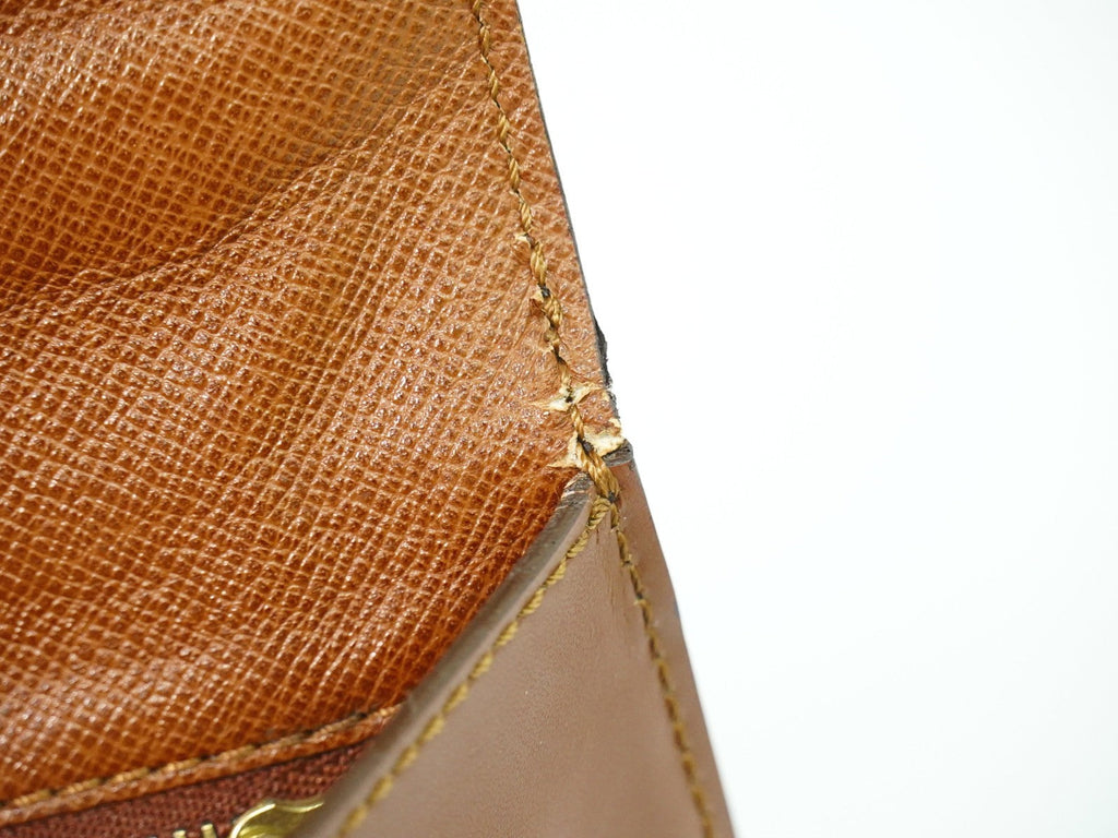 Louis Vuitton Monceau Handbag Monogram Canvas Brown Canvas Handbag