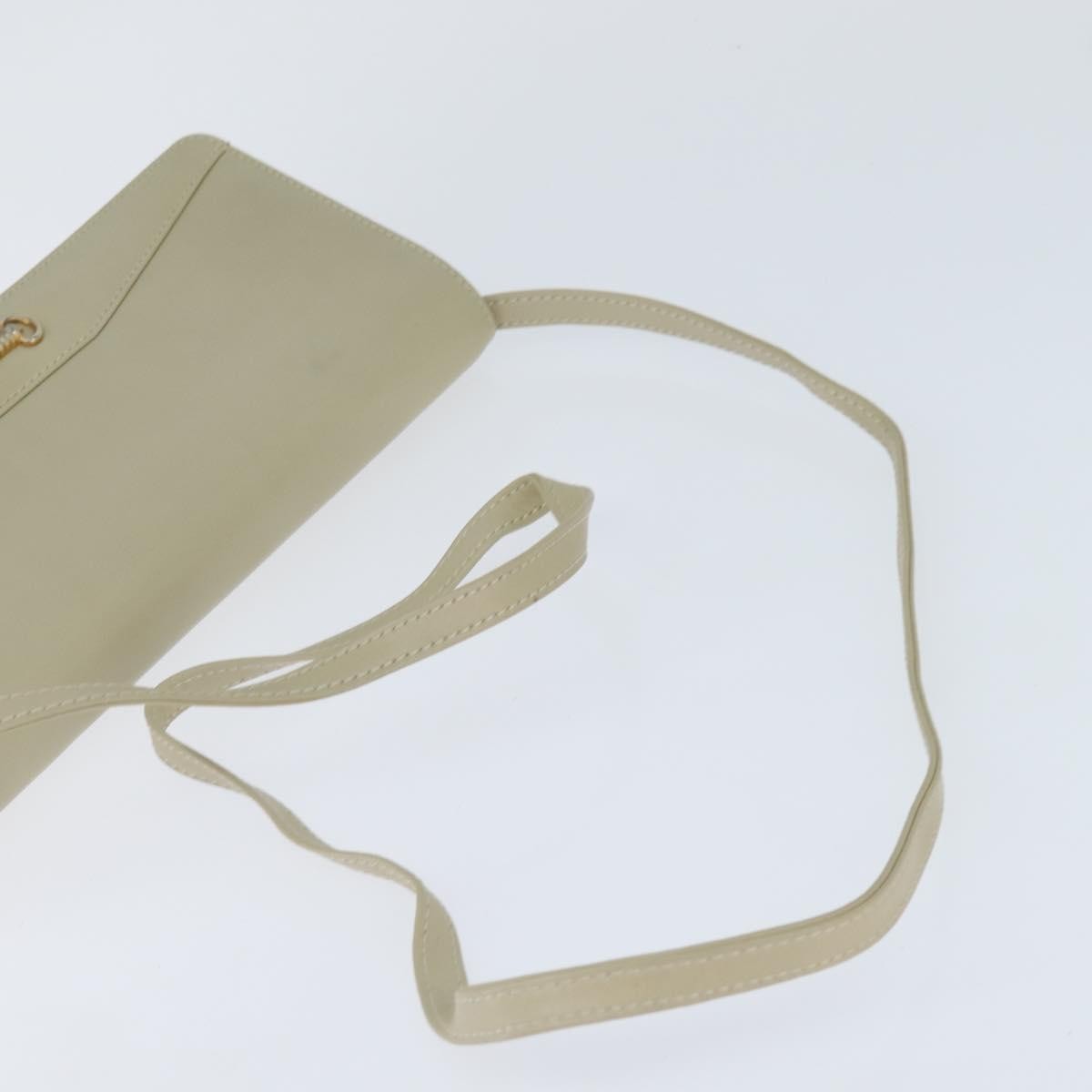 Celine Flap Shoulder Bag Leather Beige Leather Shoulder Bag Bag