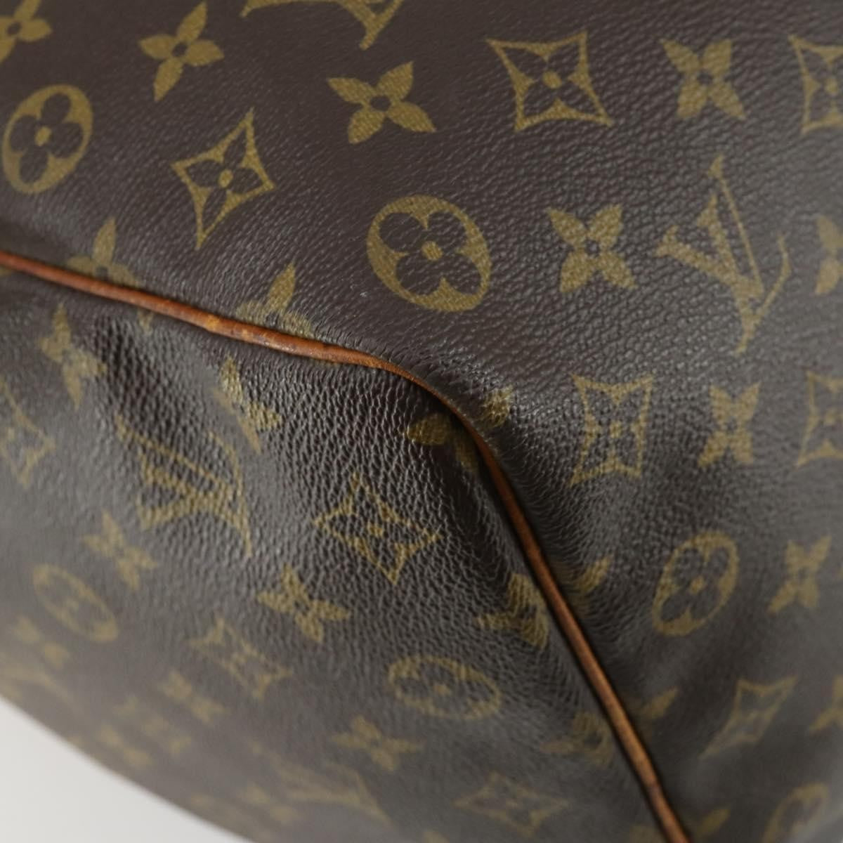 Louis Vuitton Keepall Bag Monogram Canvas Brown Canvas Travel Bag