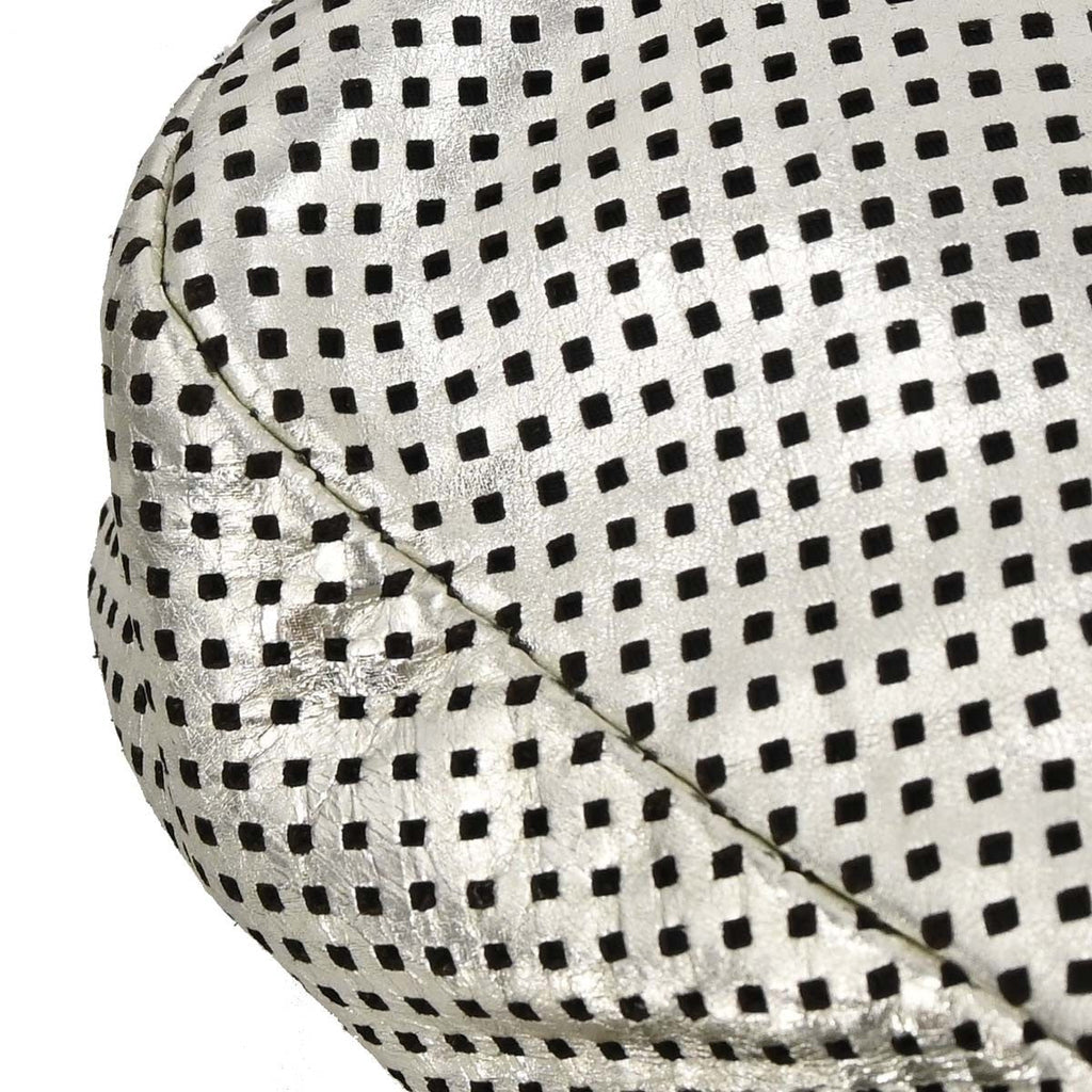 Chanel Chain Flap Bag Quilted Leather Silver Leather Shoulder Bag Bag