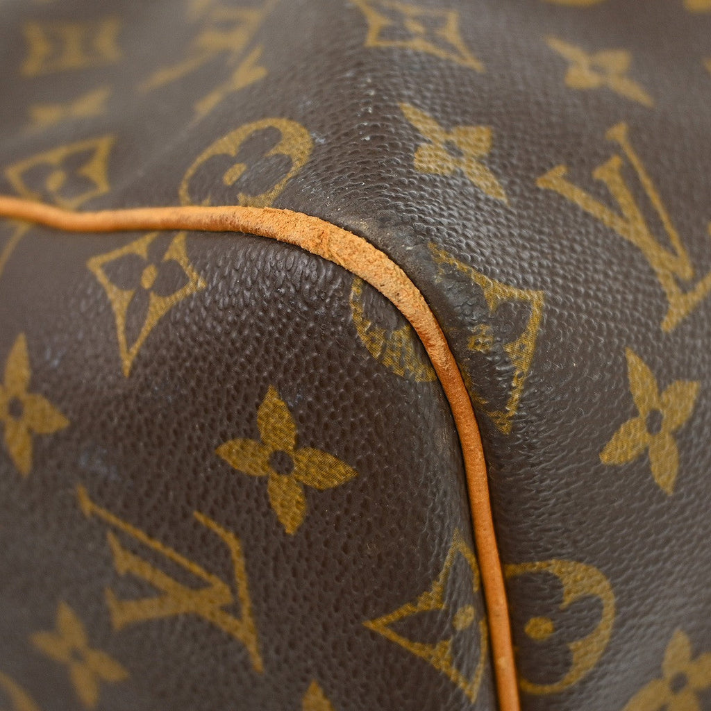 Louis Vuitton Keepall Bag Monogram Canvas Brown Canvas Travel Bag