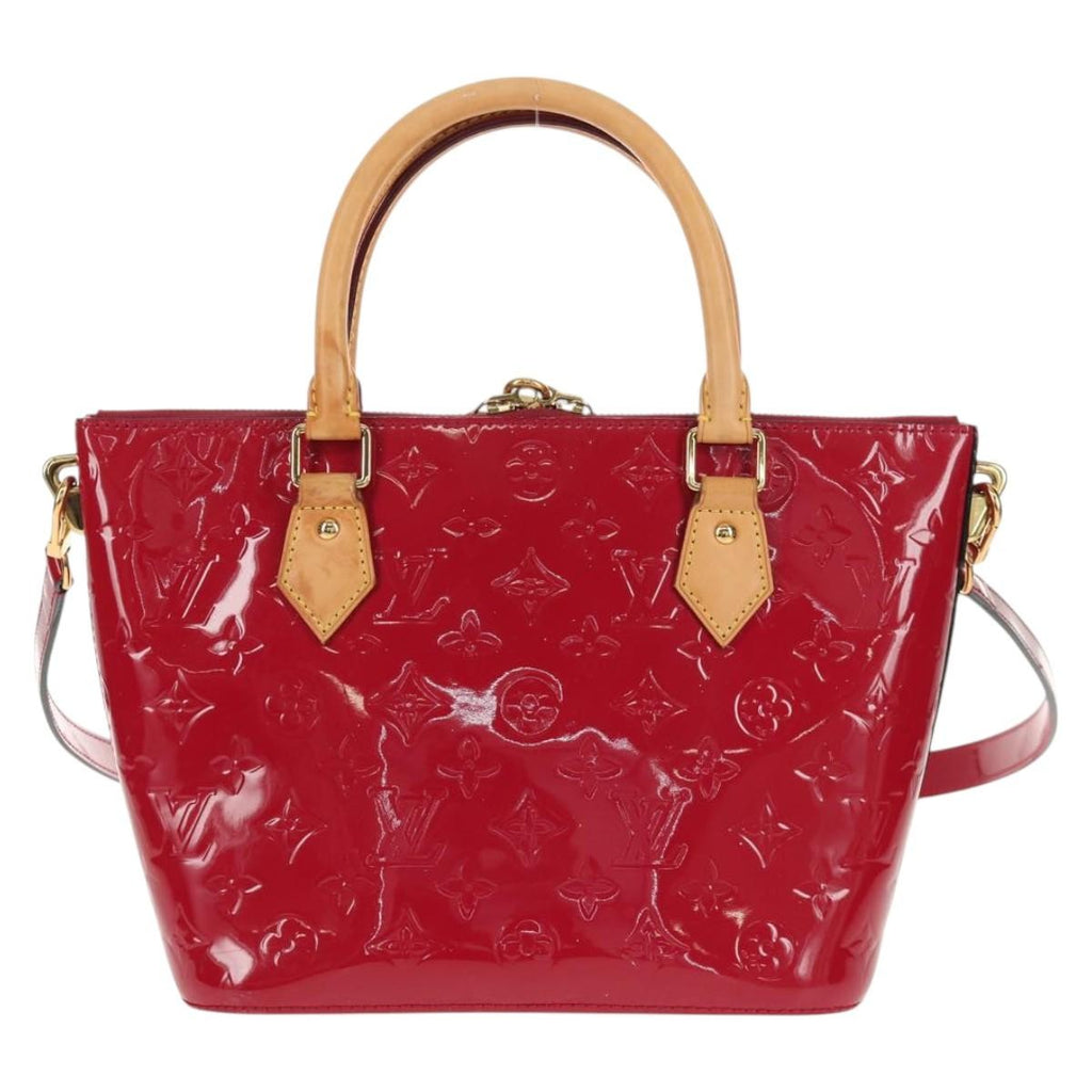 Louis Vuitton Montebello Handbag Monogram Vernis Pink Patent_Leather Handbag