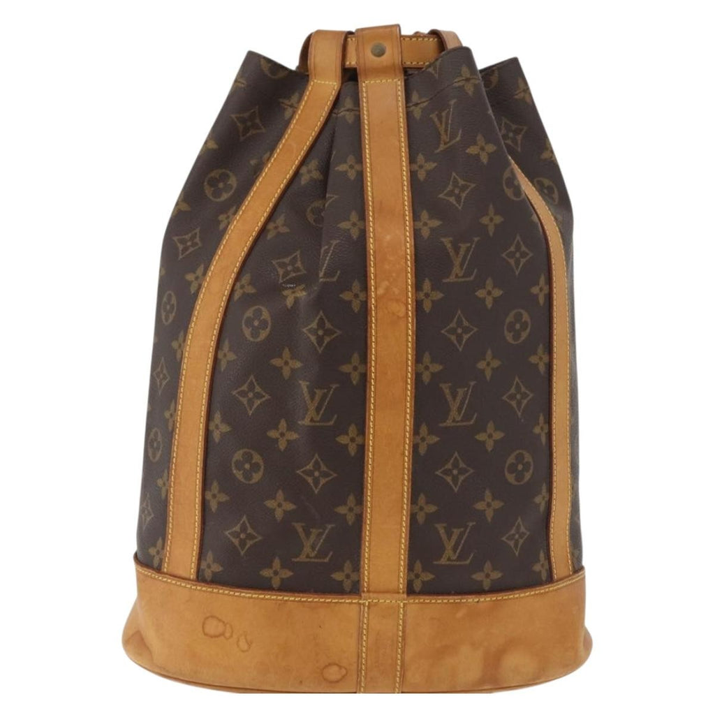 Louis Vuitton Randonnee Backpack Monogram Canvas Brown Canvas Shoulder Bag