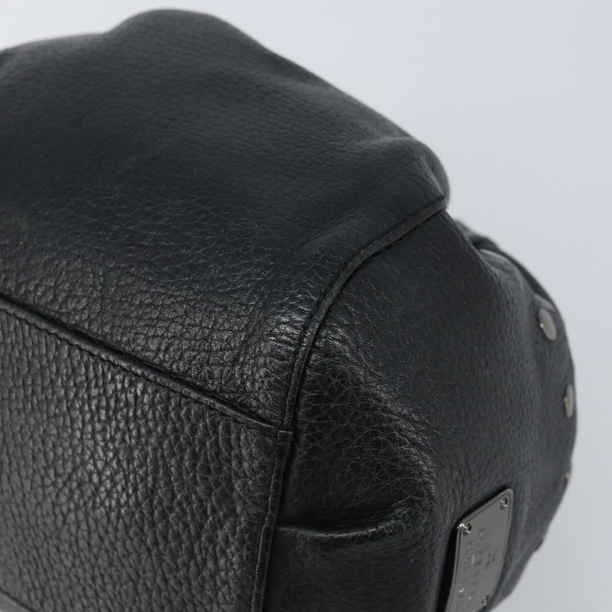 Burberry Blue Label Shoulder Bag Leather Black Leather Shoulder Bag