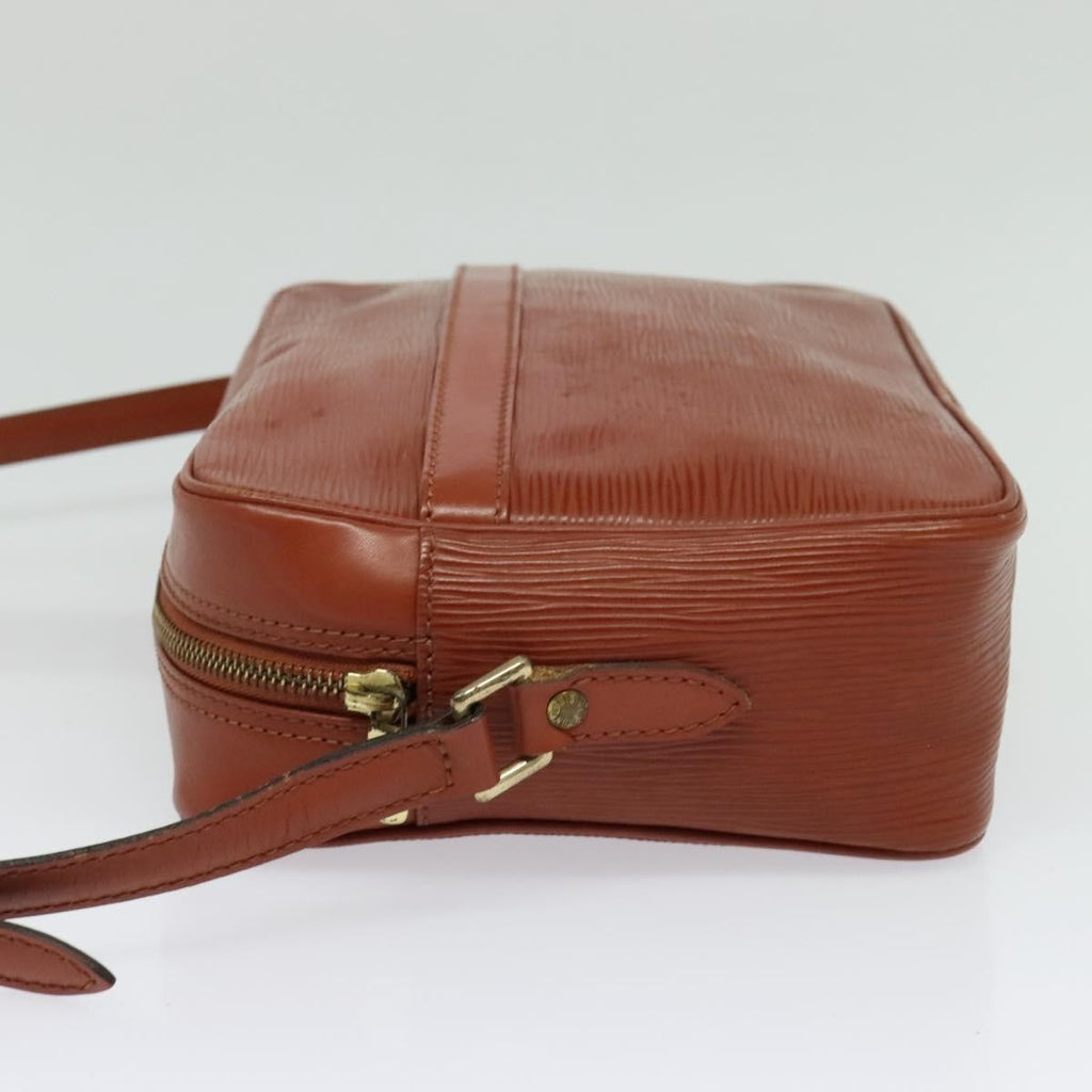 Louis Vuitton Trocadero Handbag Epi Leather Brown Leather Shoulder Bag