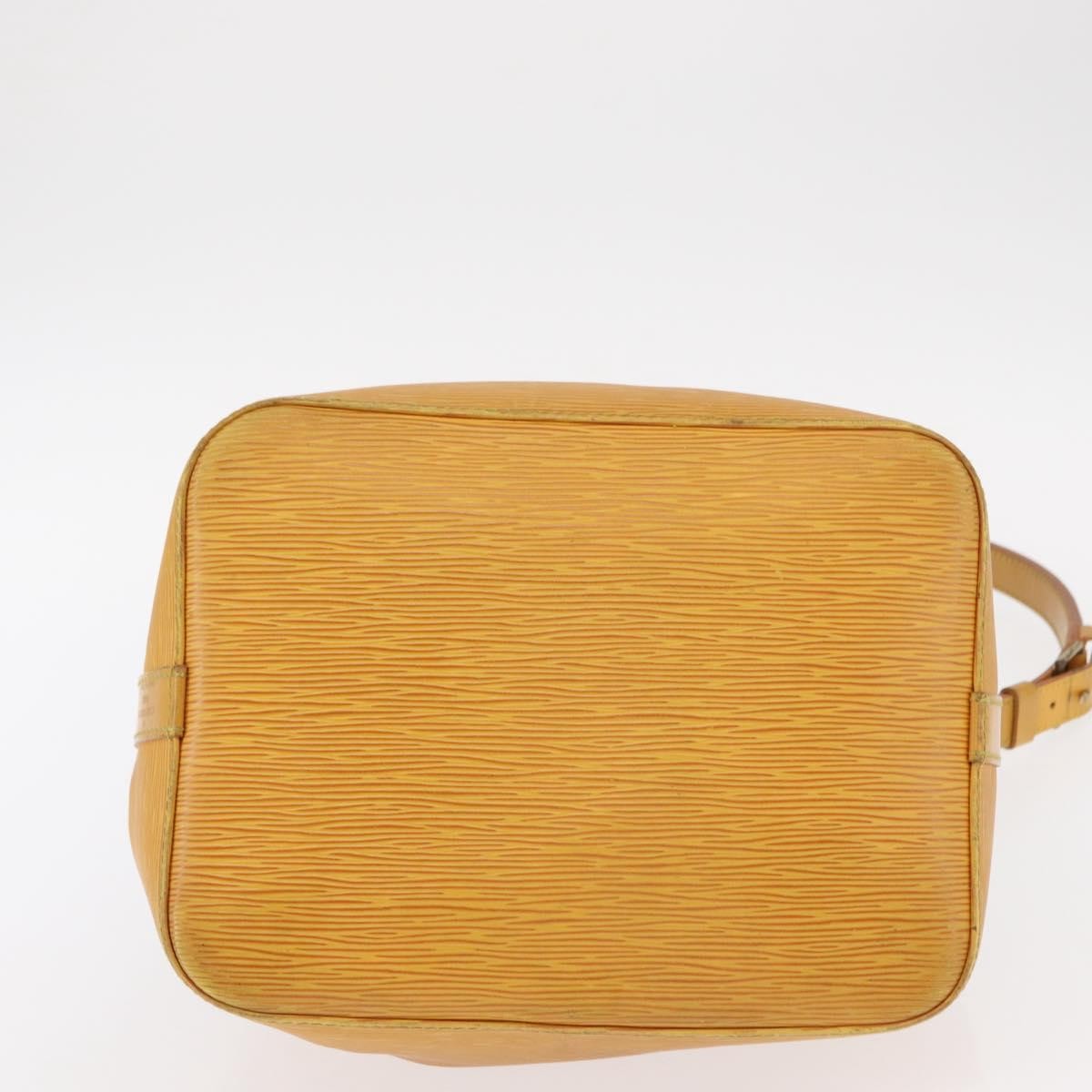 Louis Vuitton Petit Noe Handbag Epi Leather Yellow Leather Shoulder Bag