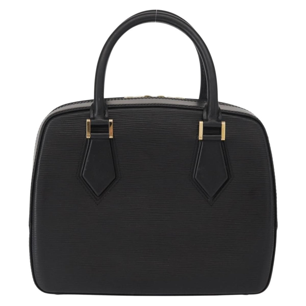 Louis Vuitton Sablons Handbag Epi Leather Black Leather Handbag