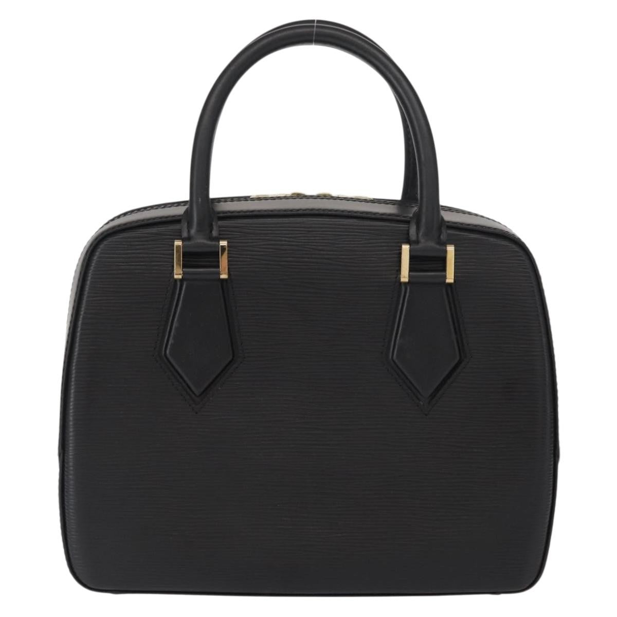 Louis Vuitton Sablons Handbag Epi Leather Black Leather Handbag