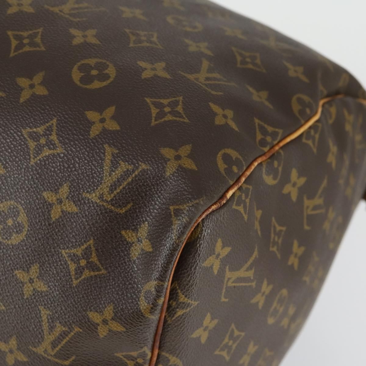 Louis Vuitton Keepall Bag Monogram Canvas Brown Canvas Travel Bag