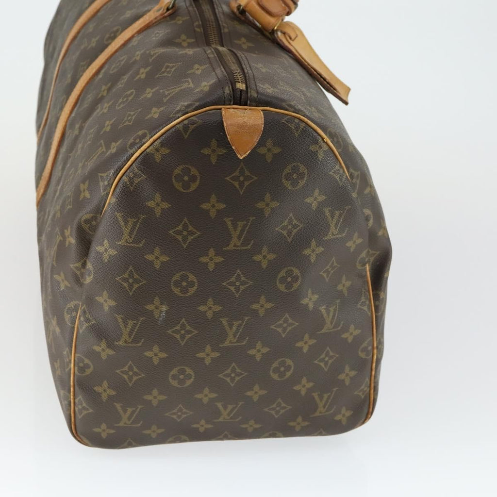 Louis Vuitton Keepall Bag Monogram Canvas Brown Canvas Travel Bag