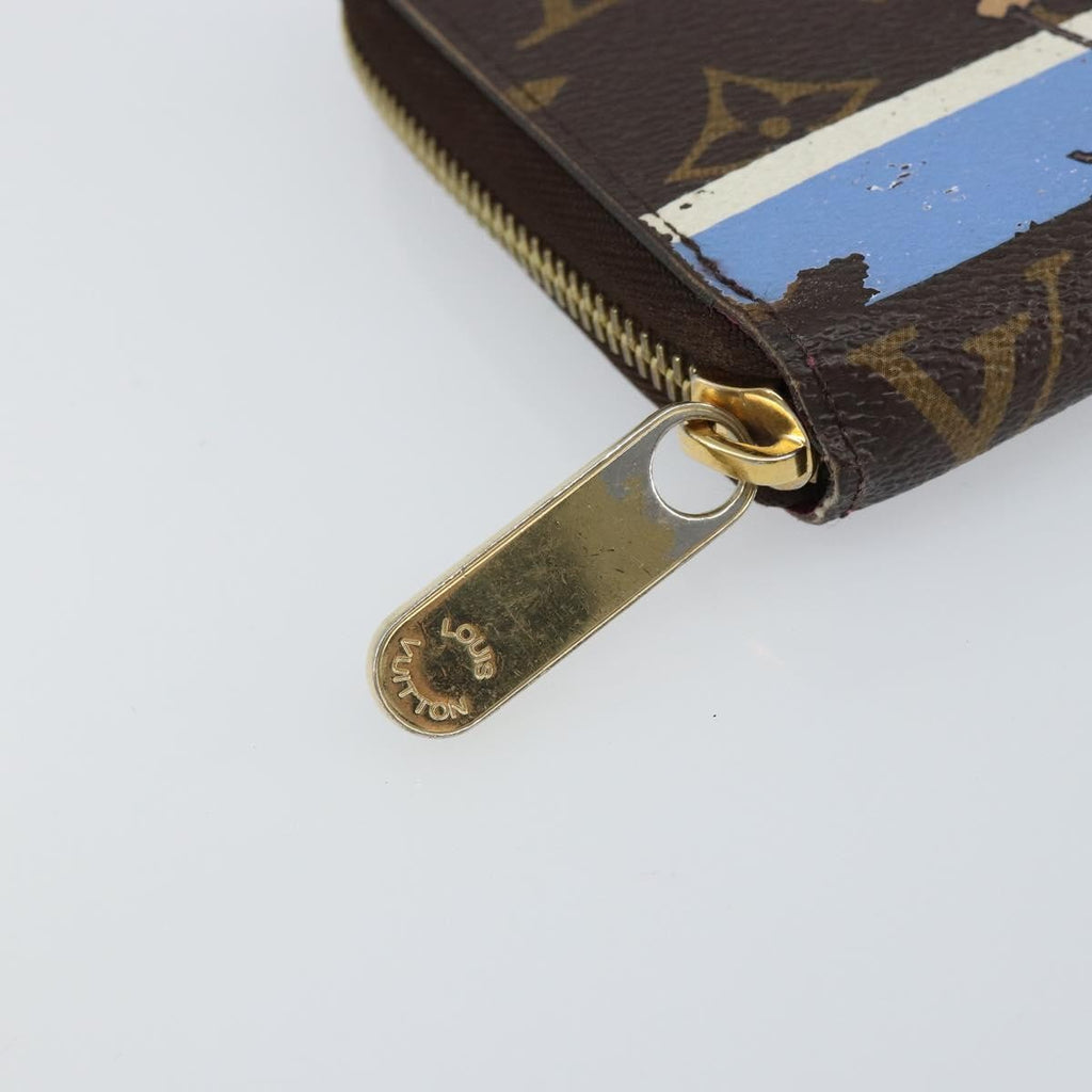 Louis Vuitton Zippy Wallet Canvas Brown Canvas Wallets Accessory