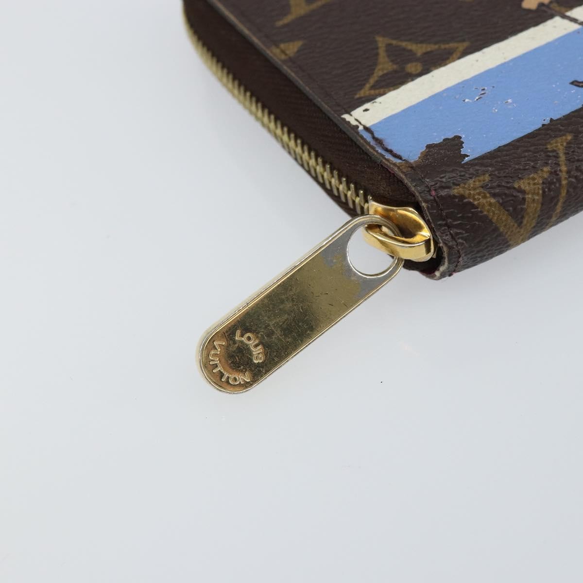 Louis Vuitton Zippy Wallet Canvas Brown Canvas Wallets Accessory
