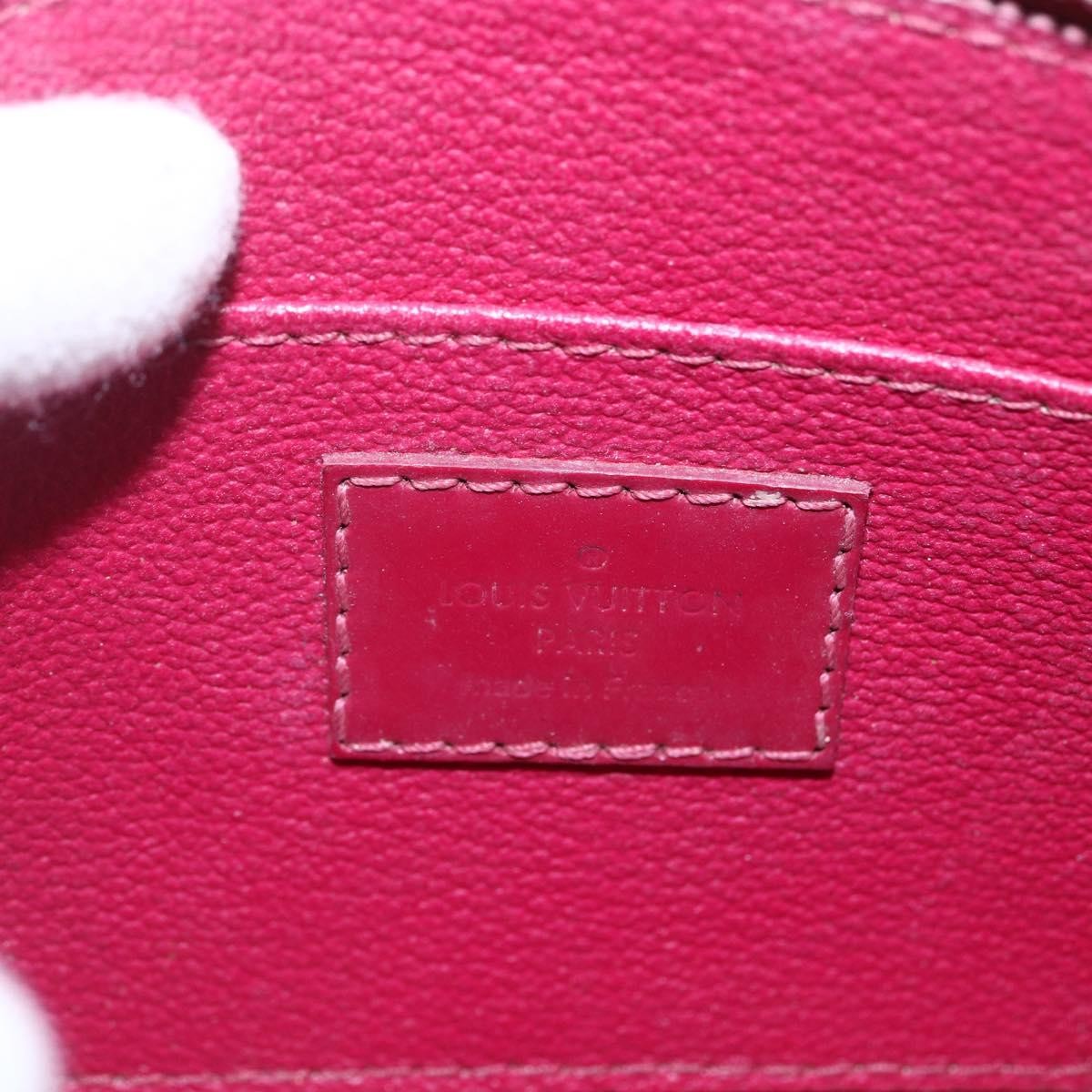 Louis Vuitton Cosmetic Pouch Epi Leather Burgundy Leather Clutche & Pouche Bag