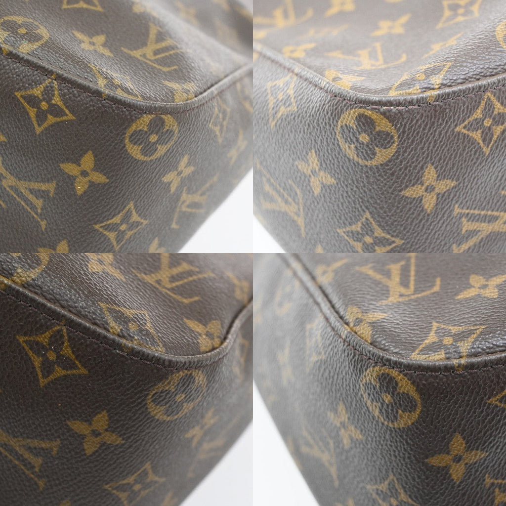 Louis Vuitton Monogram Looping Handbag Monogram Canvas Brown Canvas Shoulder Bag