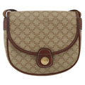 Celine Vintage Macadam Shoulder Bag Canvas And Leather Beige Pvc Shoulder Bag Bag