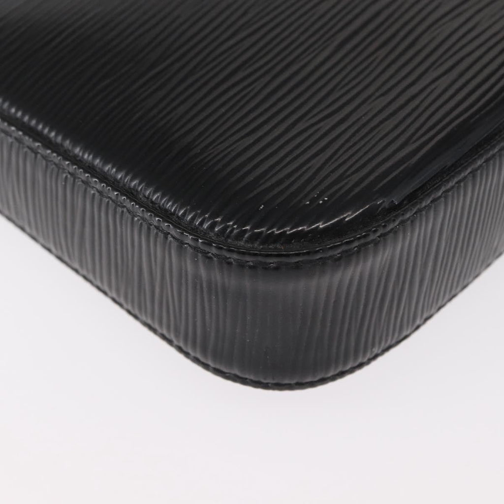 Louis Vuitton Pochette Accessoires Nm Electric Epi Leather Black Leather Clutche & Pouche Bag