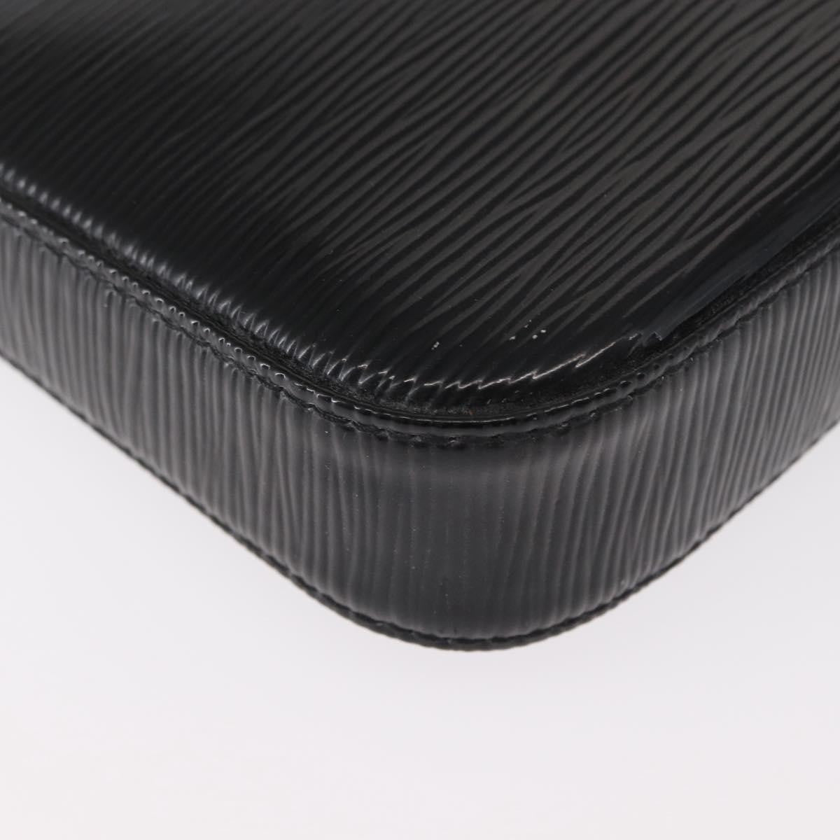 Louis Vuitton Pochette Accessoires Nm Electric Epi Leather Black Leather Clutche & Pouche Bag