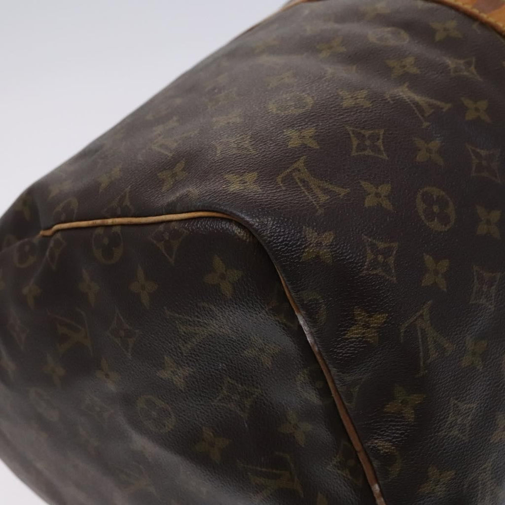 Louis Vuitton Keepall Bag Monogram Canvas Brown Canvas Travel Bag