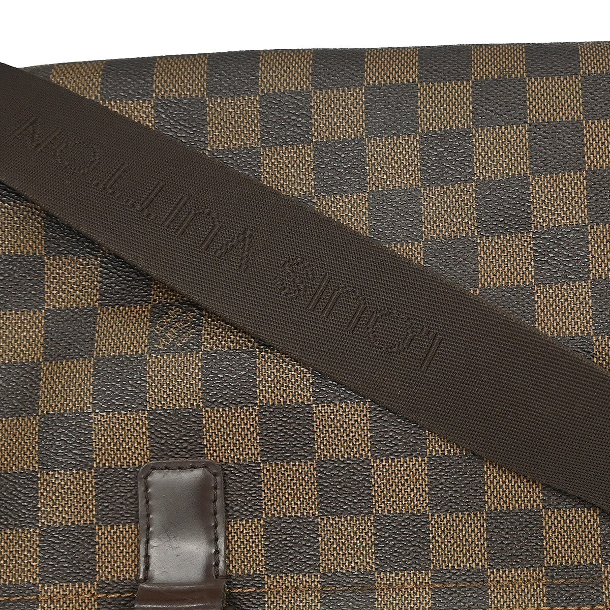 Louis Vuitton Melville Messenger Bag Damier Brown Canvas Shoulder Bag
