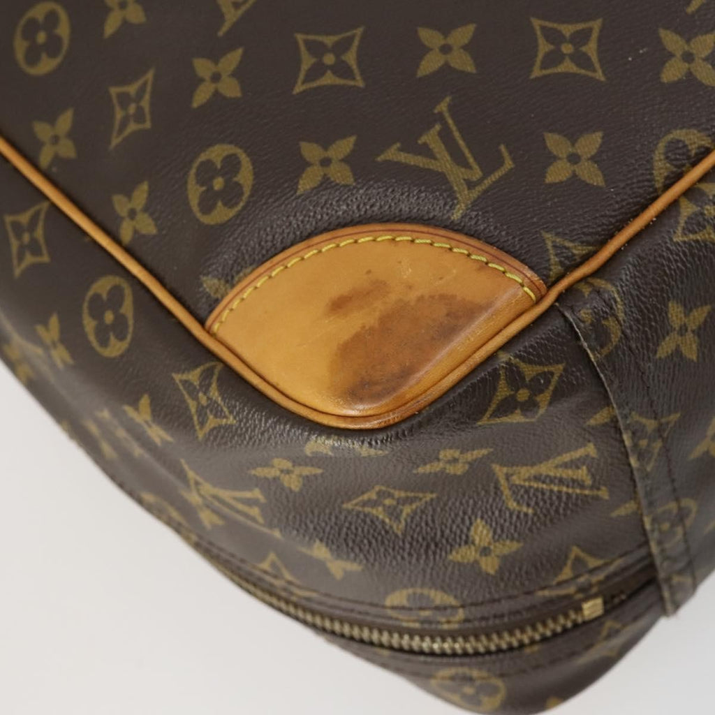 Louis Vuitton Sirius Handbag Monogram Canvas Brown Canvas Travel Bag