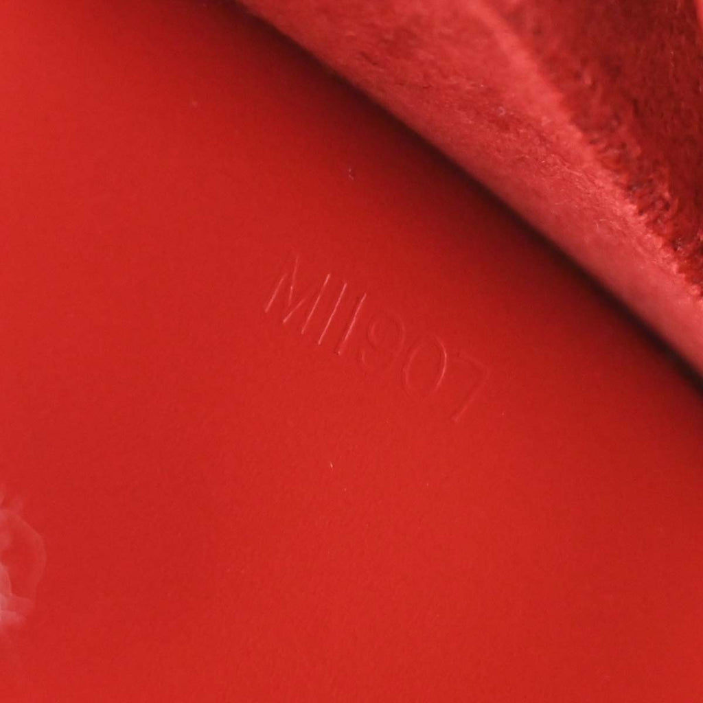 Louis Vuitton Pont Neuf Handbag Epi Leather Red Leather Handbag