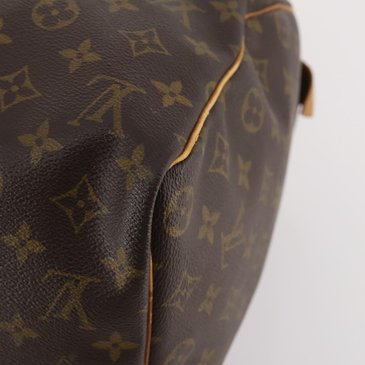 Louis Vuitton Keepall Bag Monogram Canvas Brown Canvas Travel Bag