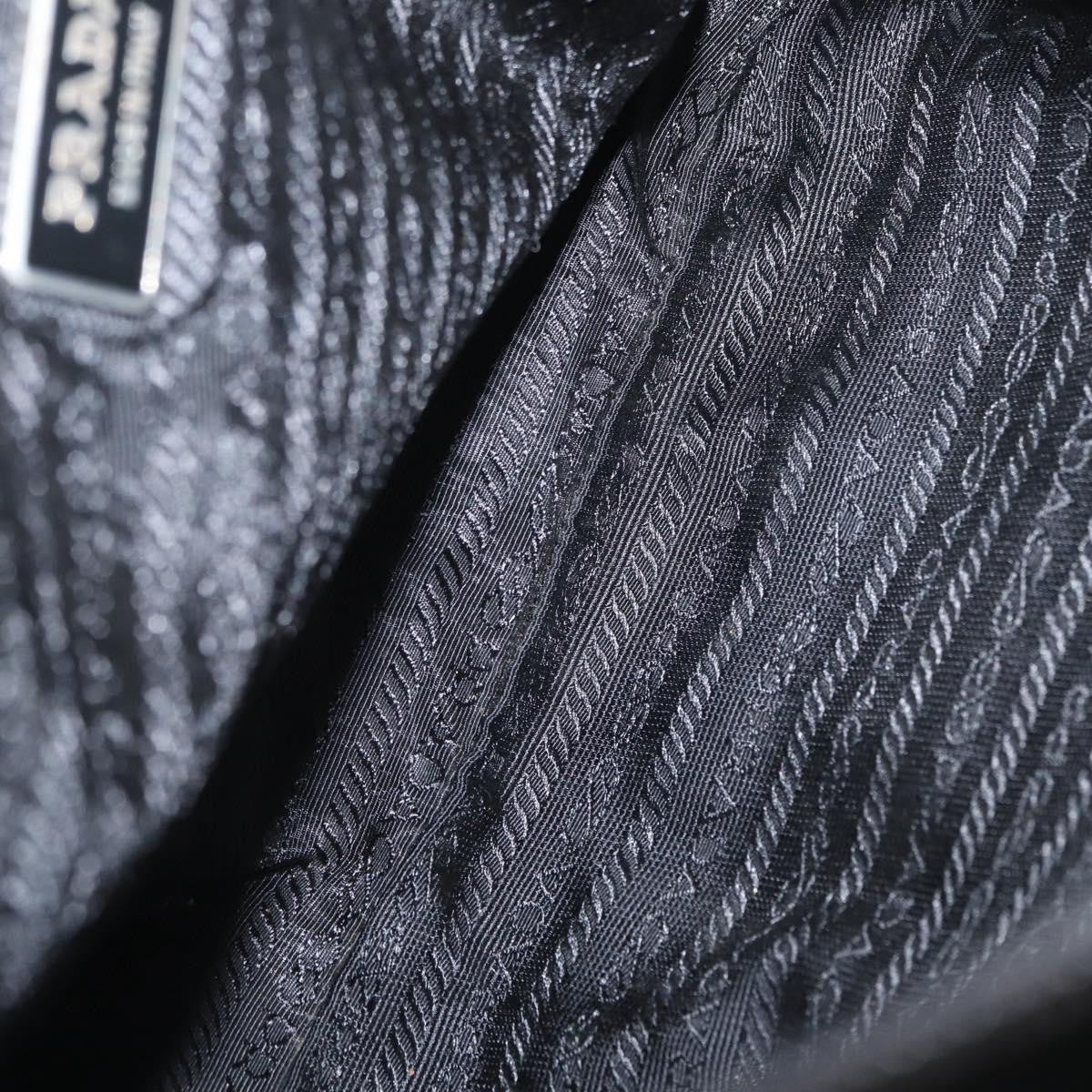 Prada Vintage Zip Tote Tessuto Black Nylon Tote Bag Bag
