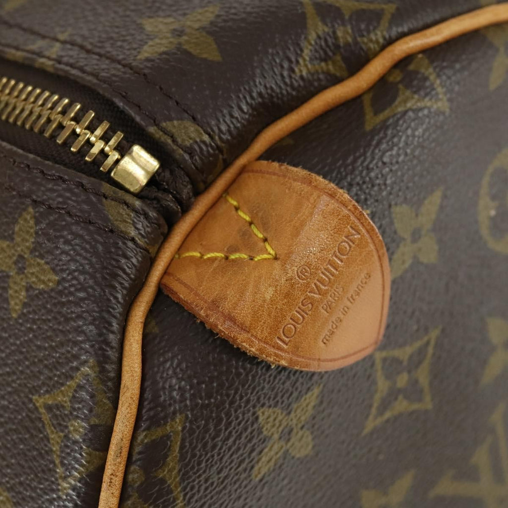 Louis Vuitton Keepall Bag Monogram Canvas Brown Canvas Travel Bag