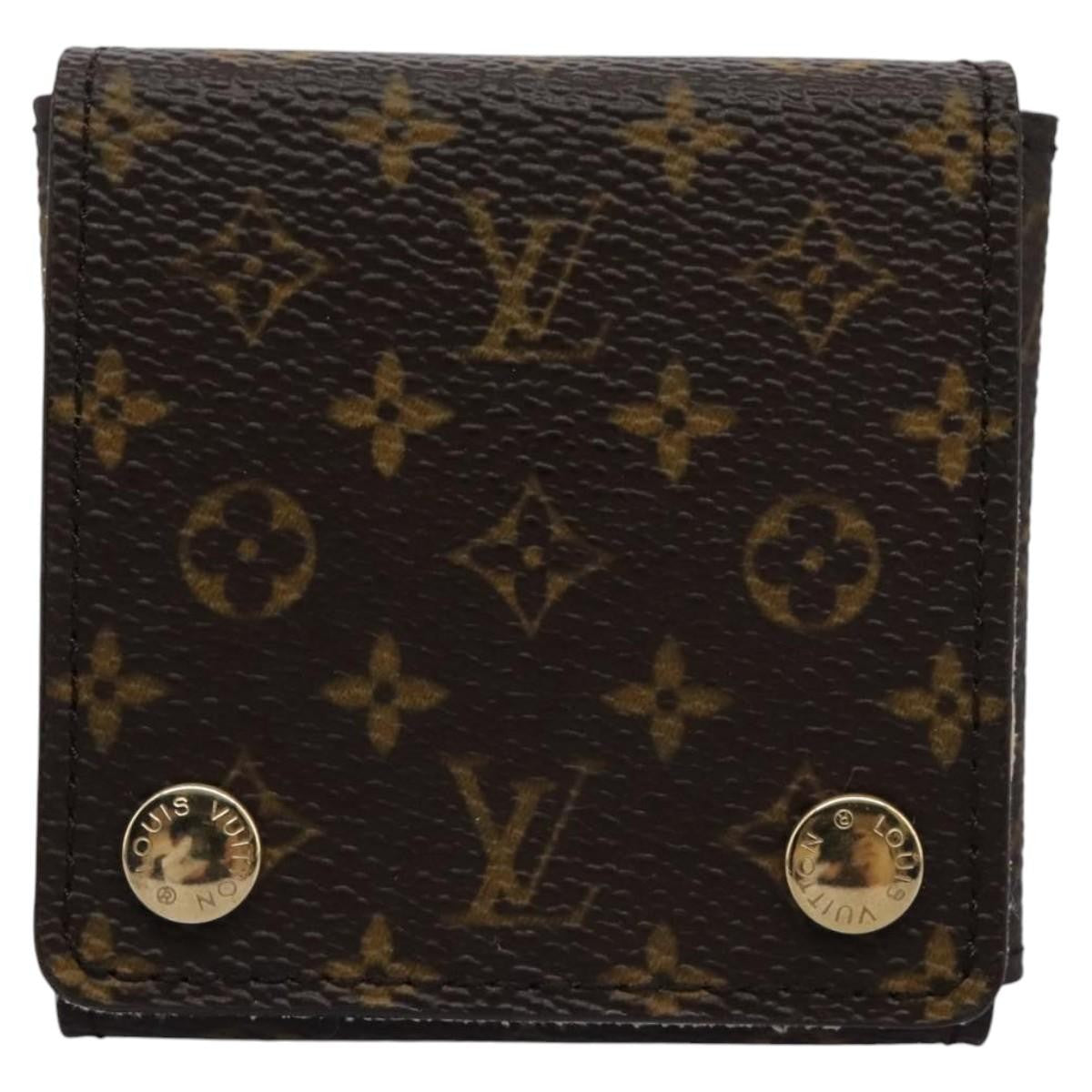 Louis Vuitton Case Jewelry Box Canvas Multicolour Canvas Wallets Accessory