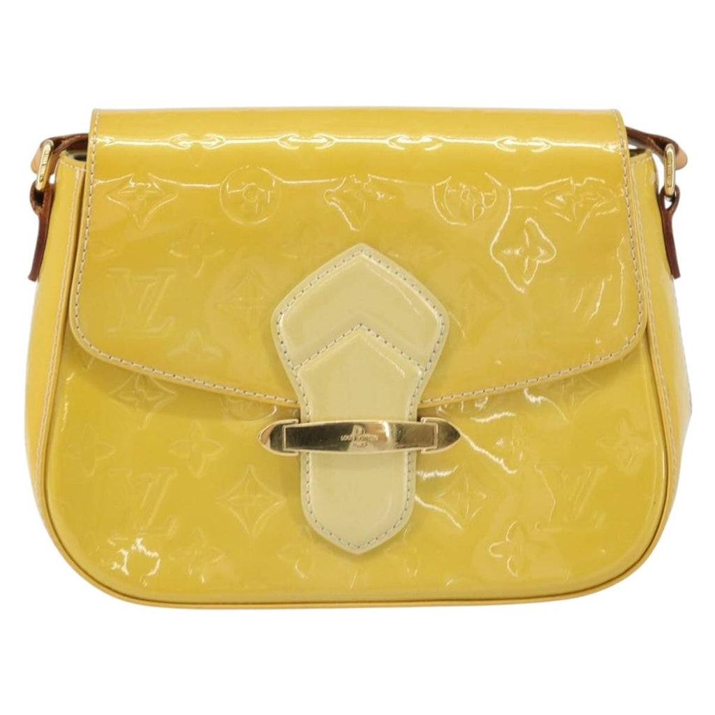Louis Vuitton Bellflower Handbag Monogram Vernis Brown Patent_Leather Shoulder Bag