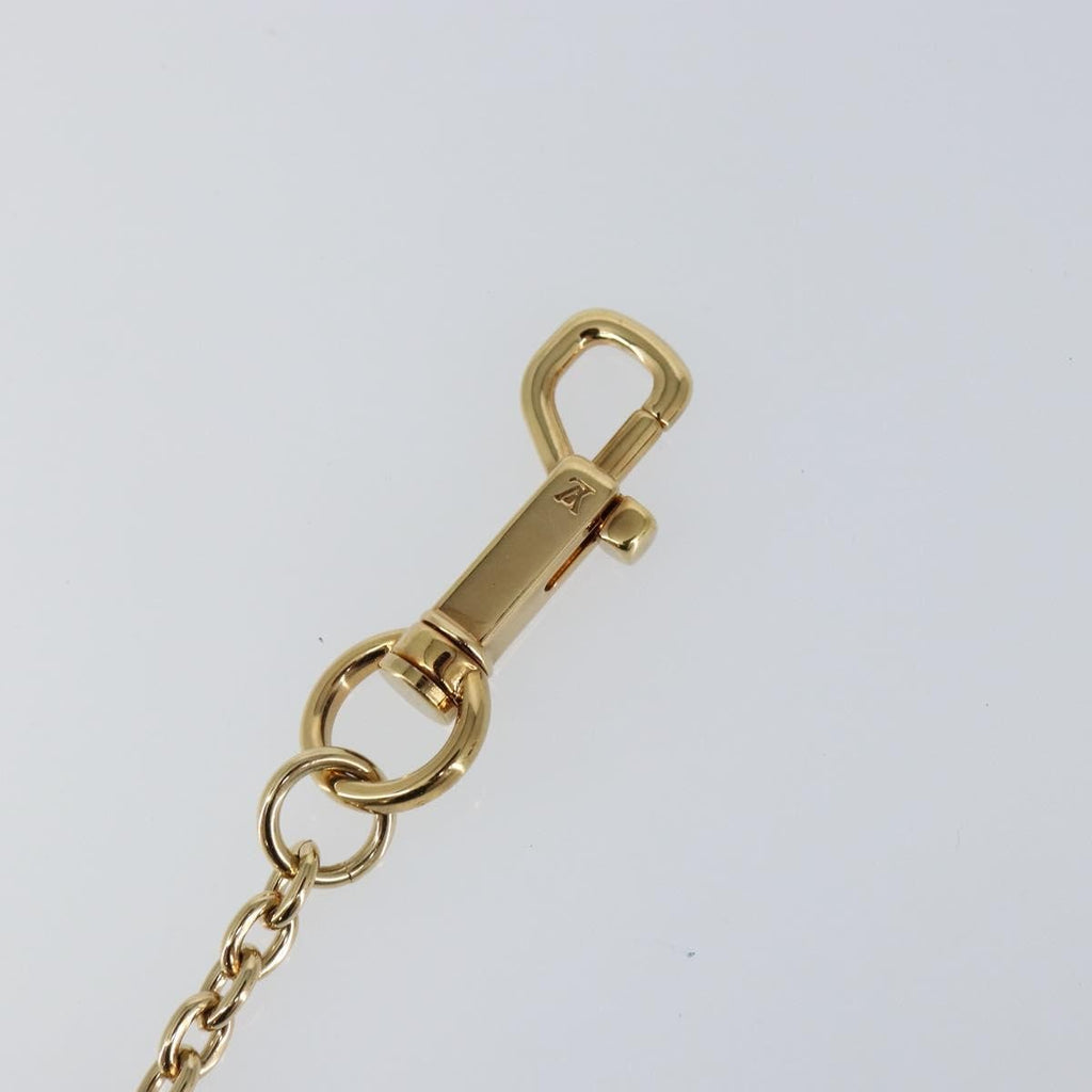 Louis Vuitton Key Chain Metal Gold Metal Accessory