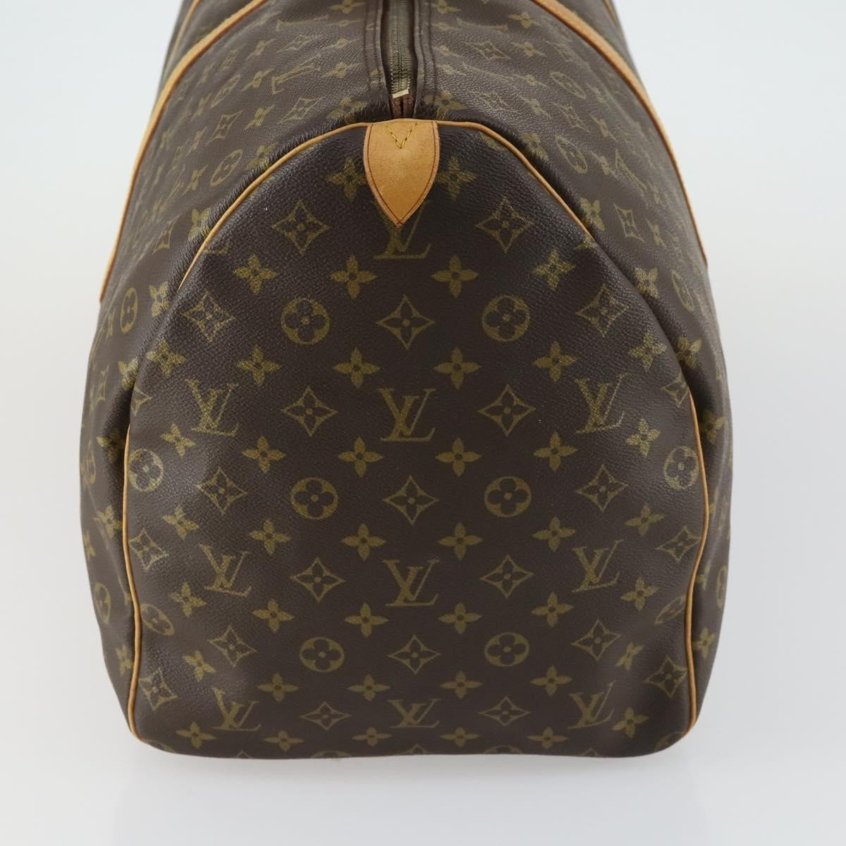 Louis Vuitton Keepall Bag Monogram Canvas Brown Canvas Travel Bag