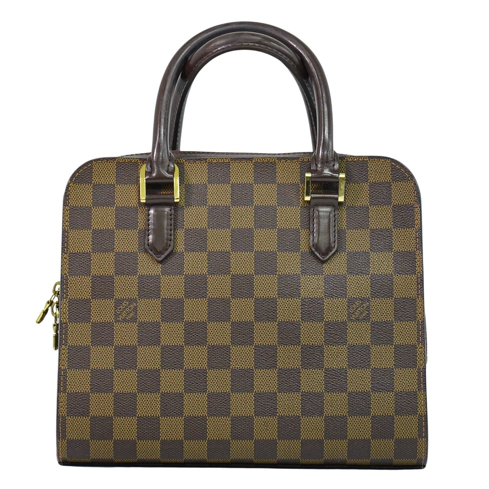 Louis Vuitton Triana Bag Damier Brown Canvas Handbag