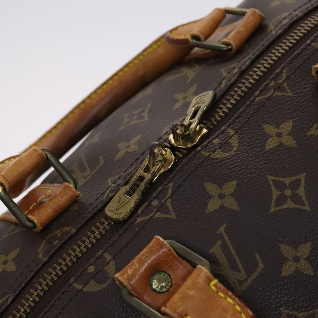 Louis Vuitton Keepall Bag Monogram Canvas Brown Canvas Travel Bag