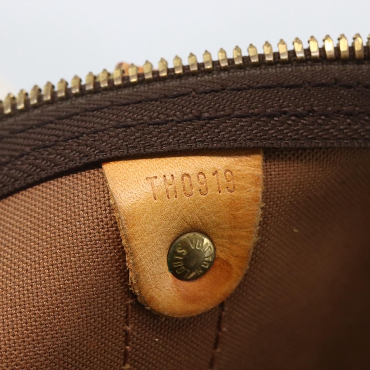 Louis Vuitton Keepall Bag Monogram Canvas Brown Canvas Travel Bag
