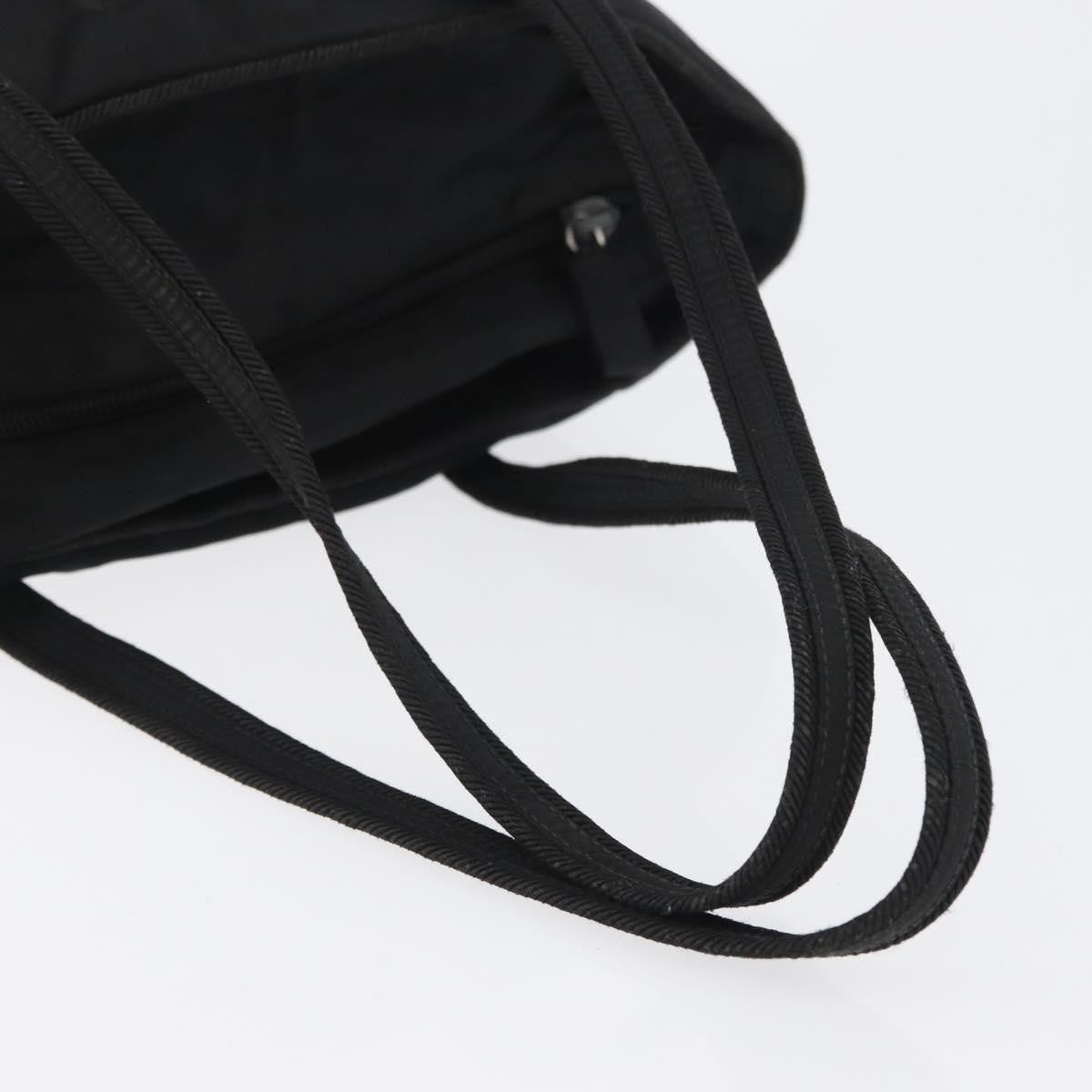 Prada Vintage Zip Tote Tessuto Black Nylon Tote Bag Bag