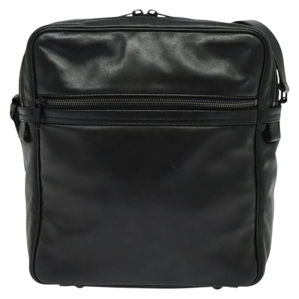 Louis Vuitton Clarkson Messenger Bag Monogram Shadow Leather Black Leather Bag
